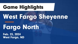 West Fargo Sheyenne  vs Fargo North  Game Highlights - Feb. 23, 2024