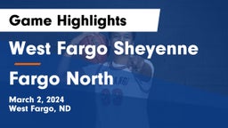 West Fargo Sheyenne  vs Fargo North  Game Highlights - March 2, 2024
