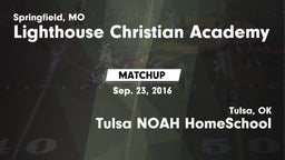 Matchup: Lighthouse Christian vs. Tulsa NOAH HomeSchool  2016