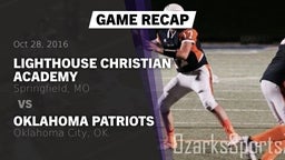 Recap: Lighthouse Christian Academy vs. Oklahoma Patriots 2016