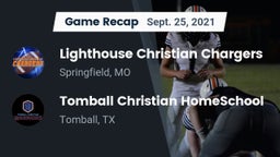 Recap: Lighthouse Christian Chargers vs. Tomball Christian HomeSchool  2021