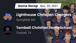 Recap: Lighthouse Christian Chargers vs. Tomball Christian HomeSchool  2021