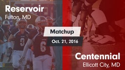 Matchup: Reservoir High vs. Centennial  2016