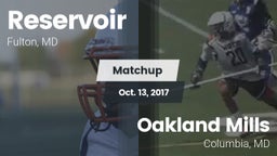 Matchup: Reservoir High vs. Oakland Mills  2017