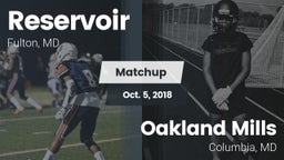 Matchup: Reservoir High vs. Oakland Mills  2018