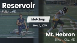 Matchup: Reservoir High vs. Mt. Hebron  2019