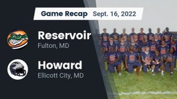 Recap: Reservoir  vs. Howard  2022