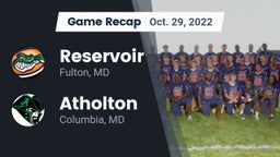 Recap: Reservoir  vs. Atholton  2022