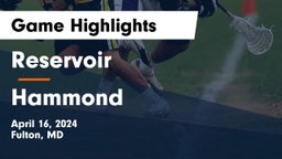 Reservoir  vs Hammond Game Highlights - April 16, 2024