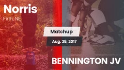 Matchup: Norris vs. BENNINGTON JV 2017