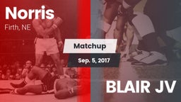 Matchup: Norris vs. BLAIR JV 2017