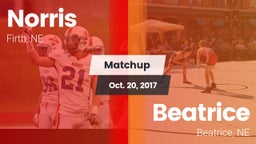 Matchup: Norris vs. Beatrice  2017