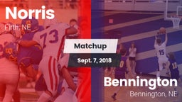 Matchup: Norris vs. Bennington  2018