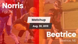 Matchup: Norris vs. Beatrice  2019