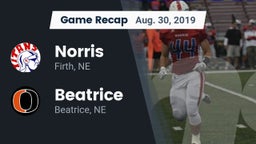 Recap: Norris  vs. Beatrice  2019