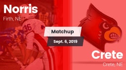 Matchup: Norris vs. Crete  2019