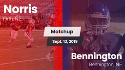 Matchup: Norris vs. Bennington  2019