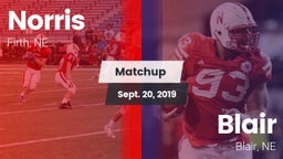 Matchup: Norris vs. Blair  2019