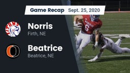 Recap: Norris  vs. Beatrice  2020