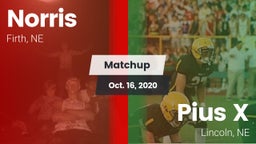 Matchup: Norris vs. Pius X  2020