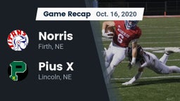 Recap: Norris  vs. Pius X  2020