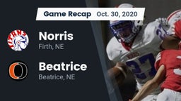 Recap: Norris  vs. Beatrice  2020