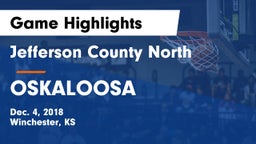 Jefferson County North  vs OSKALOOSA  Game Highlights - Dec. 4, 2018