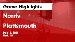 Norris  vs Plattsmouth  Game Highlights - Dec. 6, 2019