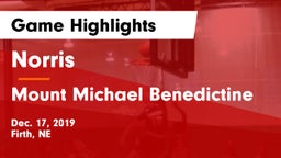 Norris  vs Mount Michael Benedictine Game Highlights - Dec. 17, 2019