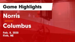 Norris  vs Columbus  Game Highlights - Feb. 8, 2020