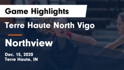 Terre Haute North Vigo  vs Northview  Game Highlights - Dec. 15, 2020