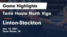 Terre Haute North Vigo  vs Linton-Stockton  Game Highlights - Jan. 12, 2021