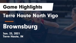 Terre Haute North Vigo  vs Brownsburg  Game Highlights - Jan. 23, 2021