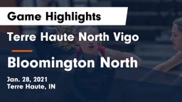Terre Haute North Vigo  vs Bloomington North  Game Highlights - Jan. 28, 2021