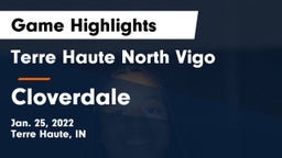 Terre Haute North Vigo  vs Cloverdale  Game Highlights - Jan. 25, 2022