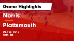 Norris vs Plattsmouth  Game Highlights - Dec 02, 2016