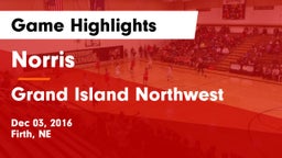 Norris vs Grand Island Northwest  Game Highlights - Dec 03, 2016
