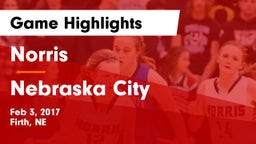 Norris vs Nebraska City  Game Highlights - Feb 3, 2017