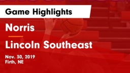Norris  vs Lincoln Southeast  Game Highlights - Nov. 30, 2019