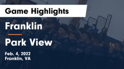 Franklin  vs Park View  Game Highlights - Feb. 4, 2022