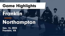 Franklin  vs Northampton  Game Highlights - Jan. 14, 2023