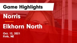 Norris  vs Elkhorn North  Game Highlights - Oct. 12, 2021
