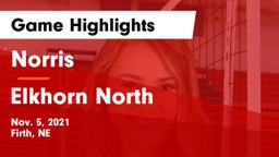 Norris  vs Elkhorn North  Game Highlights - Nov. 5, 2021