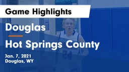 Douglas  vs Hot Springs County  Game Highlights - Jan. 7, 2021