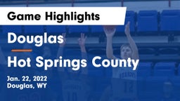 Douglas  vs Hot Springs County  Game Highlights - Jan. 22, 2022