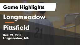 Longmeadow  vs Pittsfield Game Highlights - Dec. 21, 2018