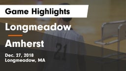 Longmeadow  vs Amherst Game Highlights - Dec. 27, 2018