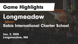 Longmeadow  vs Sabis International Charter School Game Highlights - Jan. 3, 2020