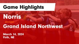 Norris  vs Grand Island Northwest  Game Highlights - March 14, 2024
