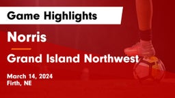 Norris  vs Grand Island Northwest  Game Highlights - March 14, 2024